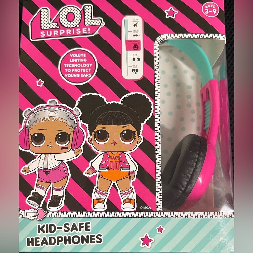 L.O.L. Surprise! Children'S Over-Ear Headphones, Built-In Microphone